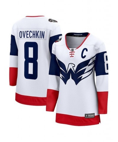 Women's Branded Alexander Ovechkin White Washington Capitals 2023 NHL Stadium Series Breakaway Player Jersey White $54.25 Jersey