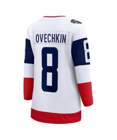 Women's Branded Alexander Ovechkin White Washington Capitals 2023 NHL Stadium Series Breakaway Player Jersey White $54.25 Jersey