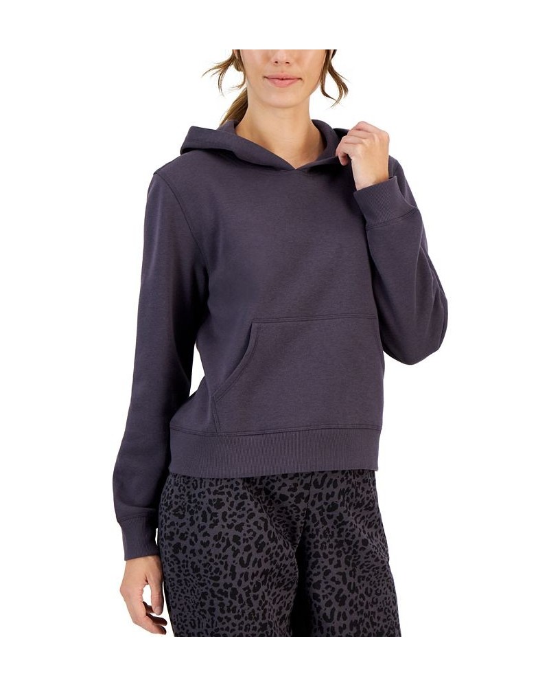 Women's Solid Sweatshirt Hoodie Regular & Petites Deep Charcoal $11.99 Sweatshirts