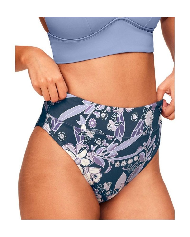 Nina Women's Swimwear Panty Bottom Blue $13.72 Swimsuits