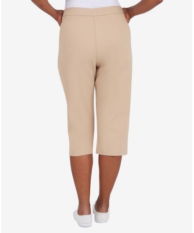 Missy Women's Classics S2 Allure Clam Digger Capri Pants Tan/Beige $27.97 Pants