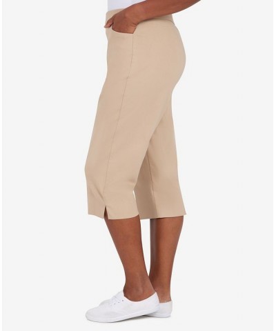 Missy Women's Classics S2 Allure Clam Digger Capri Pants Tan/Beige $27.97 Pants