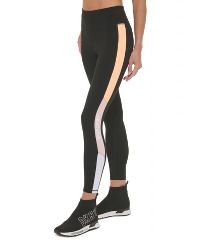 Women's Colorblocked High-Waist 7/8 Leggings Clementine $20.27 Pants