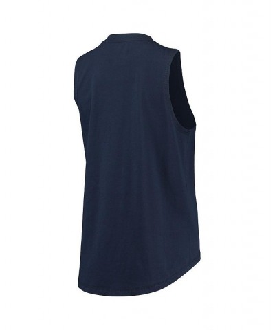 Women's Navy Milwaukee Brewers Marcie Tank Top Navy $30.79 Tops