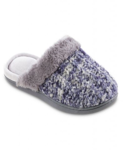 Women's Sweater Knit Sheila Clog Slippers Navy/blue $11.44 Shoes