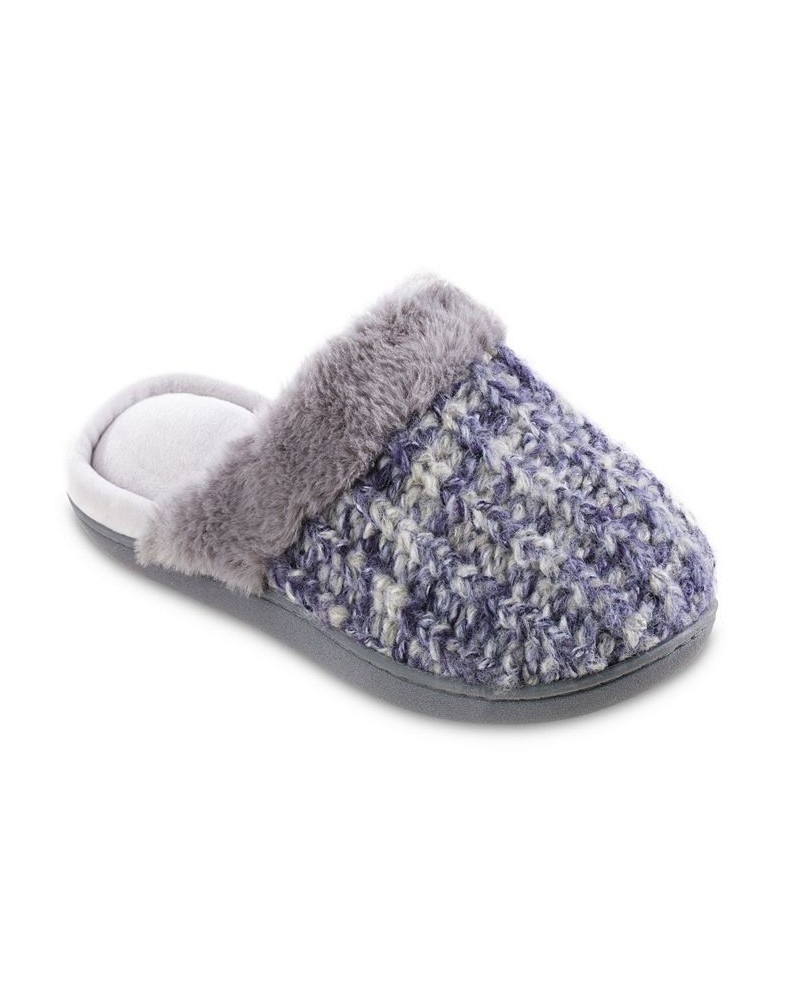 Women's Sweater Knit Sheila Clog Slippers Navy/blue $11.44 Shoes