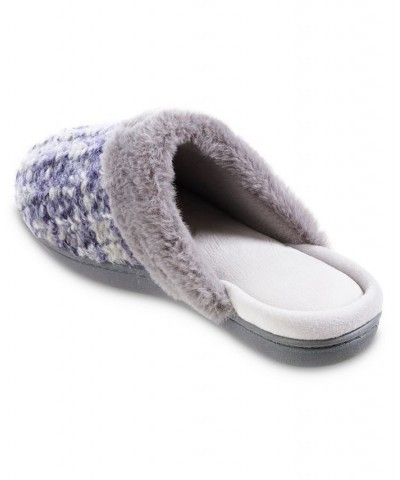 Women's Sweater Knit Sheila Clog Slippers Navy/blue $11.44 Shoes