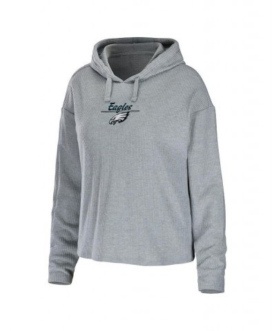 Women's Heathered Gray Philadelphia Eagles Pullover Hoodie and Pants Lounge Set Heathered Gray $49.50 Pajama