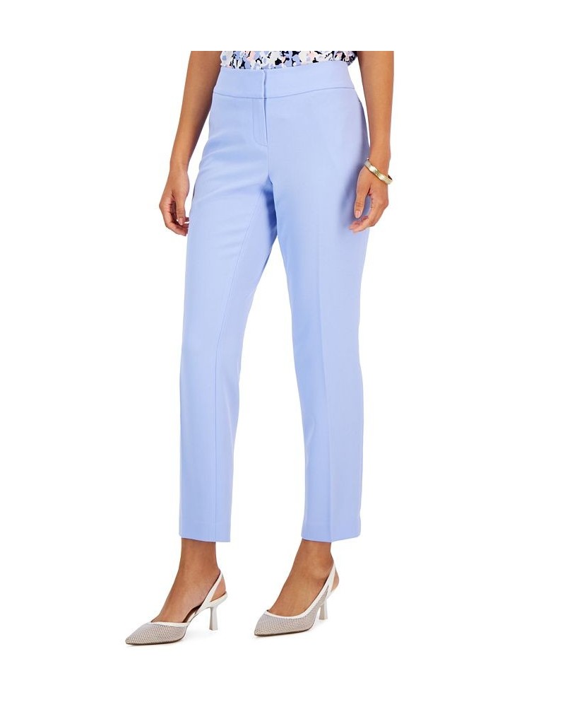 Women's Stretch-Crepe Straight-Leg Pants California Sky $21.56 Pants