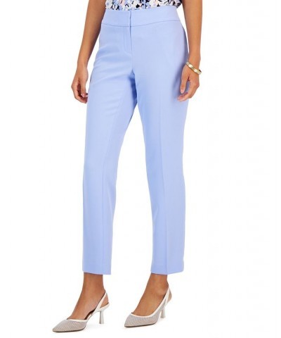 Women's Stretch-Crepe Straight-Leg Pants California Sky $21.56 Pants