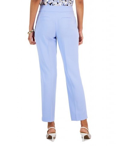 Women's Stretch-Crepe Straight-Leg Pants California Sky $21.56 Pants