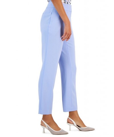 Women's Stretch-Crepe Straight-Leg Pants California Sky $21.56 Pants