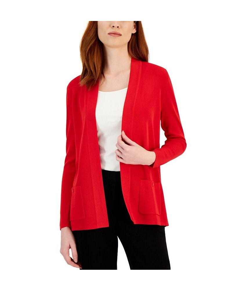 Malibu Open-Front Cardigan Poppy $31.70 Sweaters