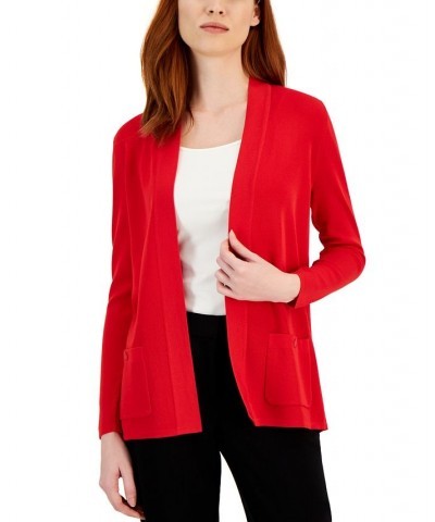 Malibu Open-Front Cardigan Poppy $31.70 Sweaters