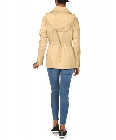 Packable Hooded Anorak Raincoat Yellow $77.70 Jackets