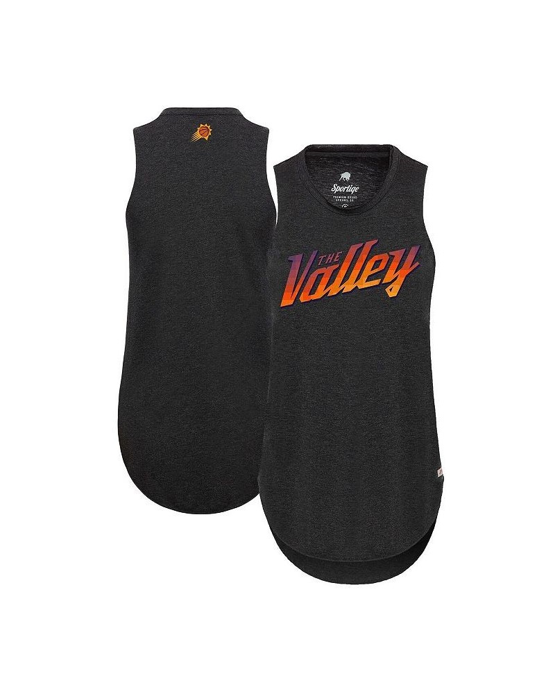 Women's Black Phoenix Suns 2021/22 City Edition The Valley Janie Tank Top Black $23.59 Tops