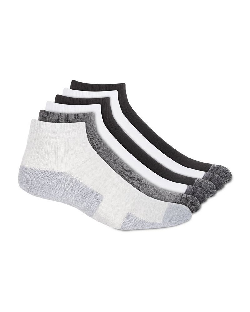 Women's 6-Pk. Tonal Quarter Crew Socks Charcoal Heather $14.10 Socks