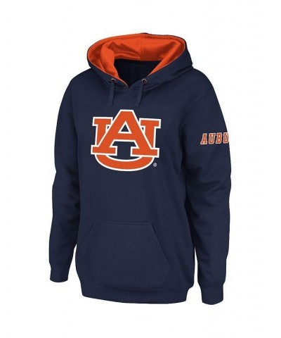 Women's Navy Auburn Tigers Big Logo Pullover Hoodie Navy $24.60 Sweatshirts