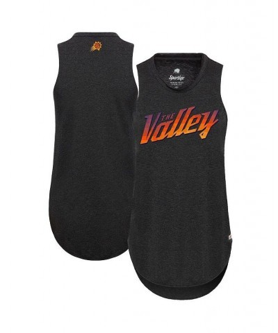 Women's Black Phoenix Suns 2021/22 City Edition The Valley Janie Tank Top Black $23.59 Tops