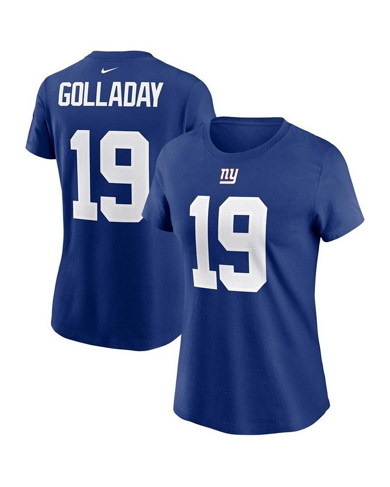 Women's Kenny Golladay Royal New York Giants Name Number T-shirt Royal $24.74 Tops