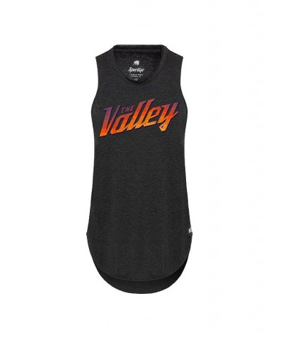 Women's Black Phoenix Suns 2021/22 City Edition The Valley Janie Tank Top Black $23.59 Tops