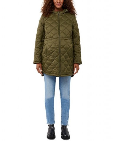 Weatherproof Maternity Anorak Puffer Coat Green $57.34 Jackets