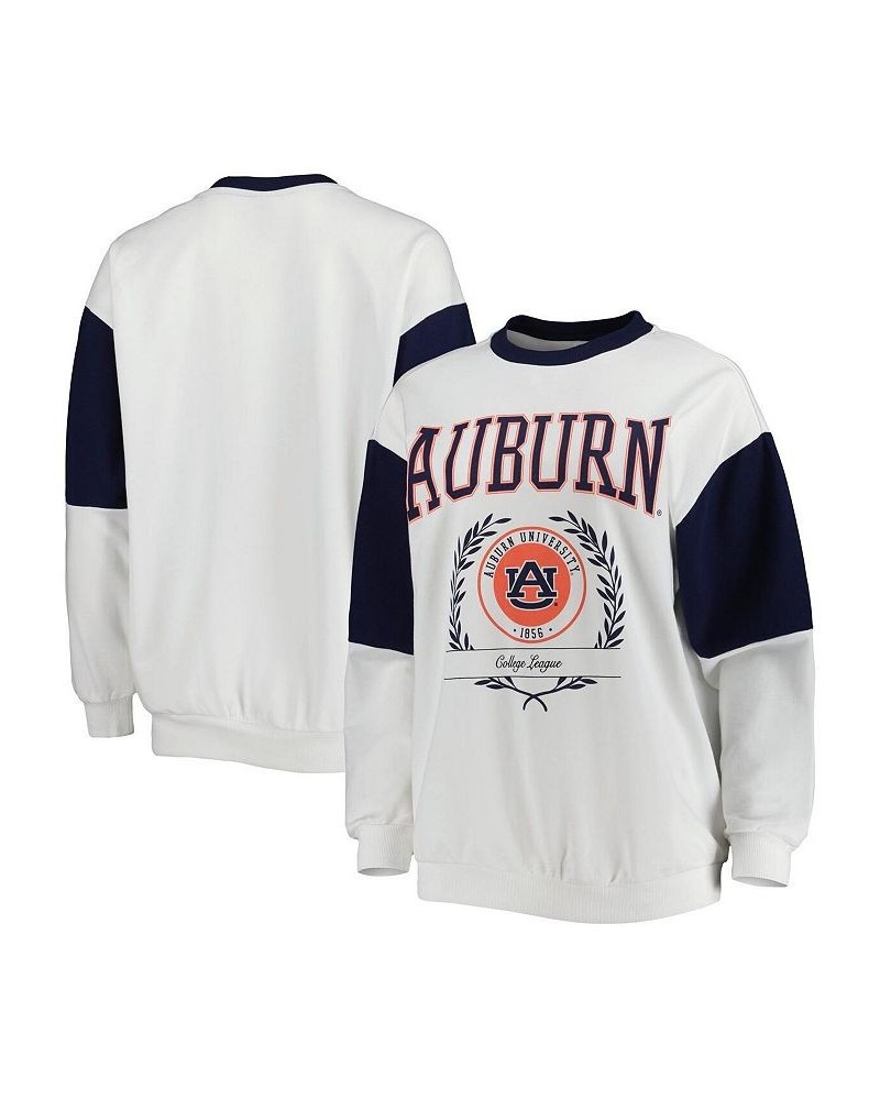 Women's Navy Auburn Tigers It's A Vibe Dolman Pullover Sweatshirt Navy $28.60 Sweatshirts