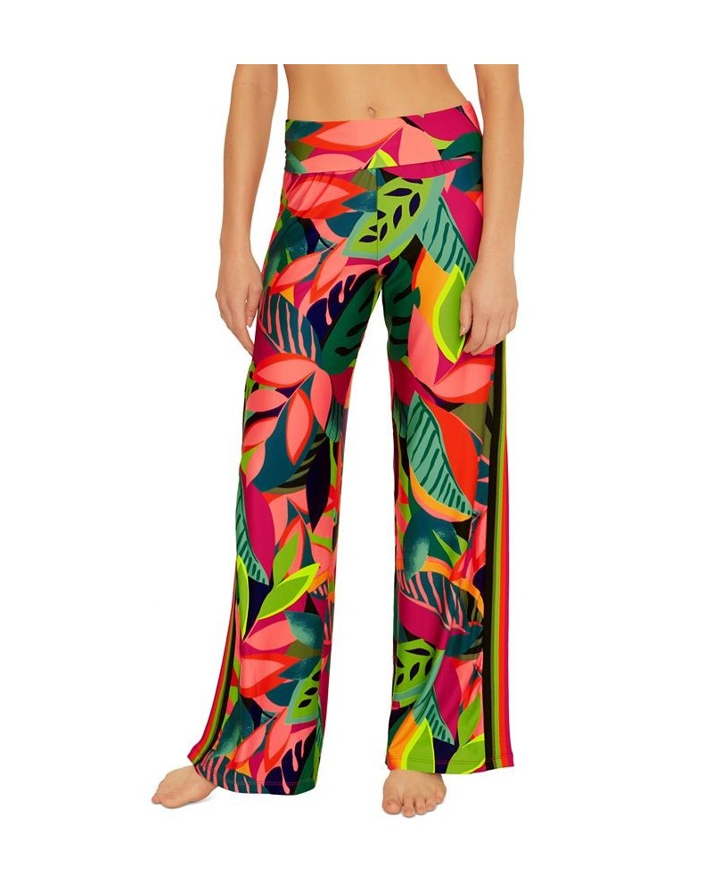 Women's Rainforest Split-Leg Pants Cover-Up Multi $68.80 Swimsuits