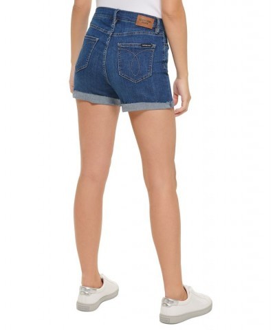 Women's High-Rise Roll-Cuff Shorts Laguna $18.29 Shorts