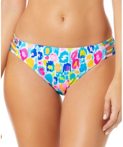 Juniors' Printed Strappy-Side Hipster Bikini Bottoms Multi $12.90 Swimsuits