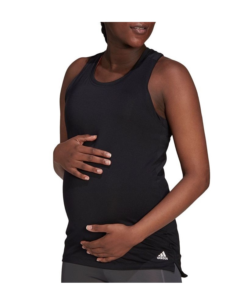 Women's Aeroready Designed 2 Move Maternity Tank Black $20.30 Tops