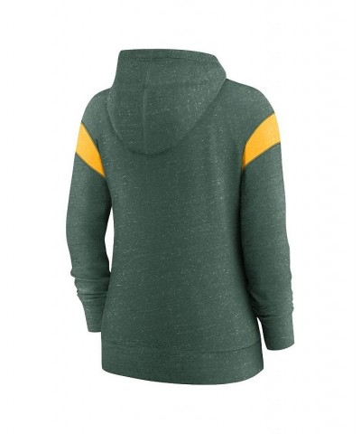 Women's Heathered Green Heathered Gold Green Bay Packers Monaco Full-Zip Hoodie Green $40.50 Sweatshirts