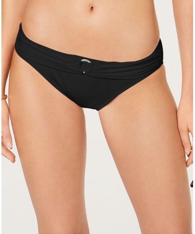 Logo-Ring Bikini Bottoms Black $29.76 Swimsuits