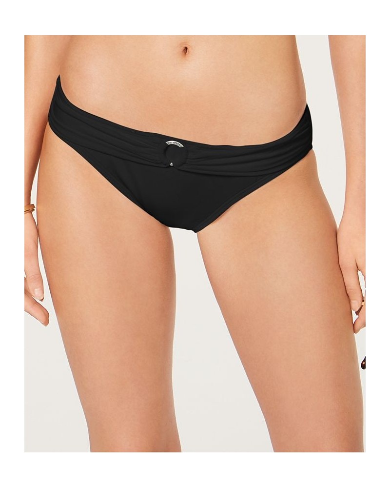 Logo-Ring Bikini Bottoms Black $29.76 Swimsuits