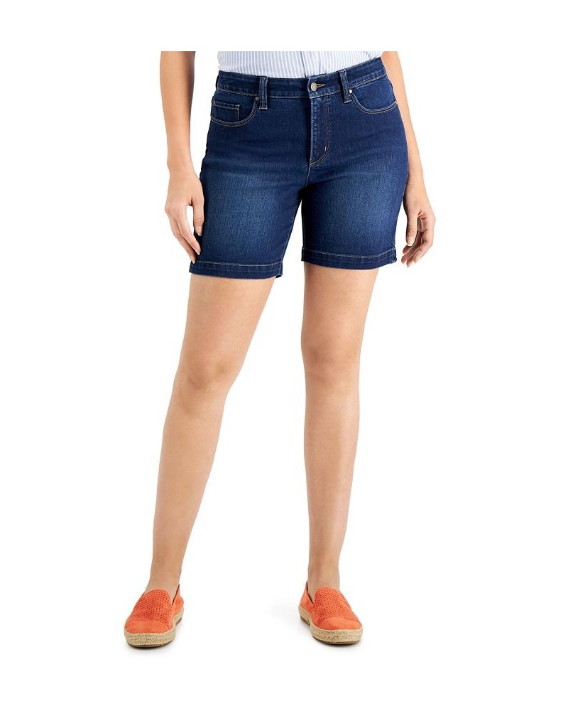 Women's Mid-Rise Jean Shorts Atlantic Wash $14.60 Shorts