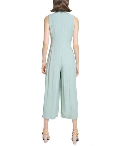 Women's Sleeveless Faux-Tie Jumpsuit Jadiete $73.01 Pants