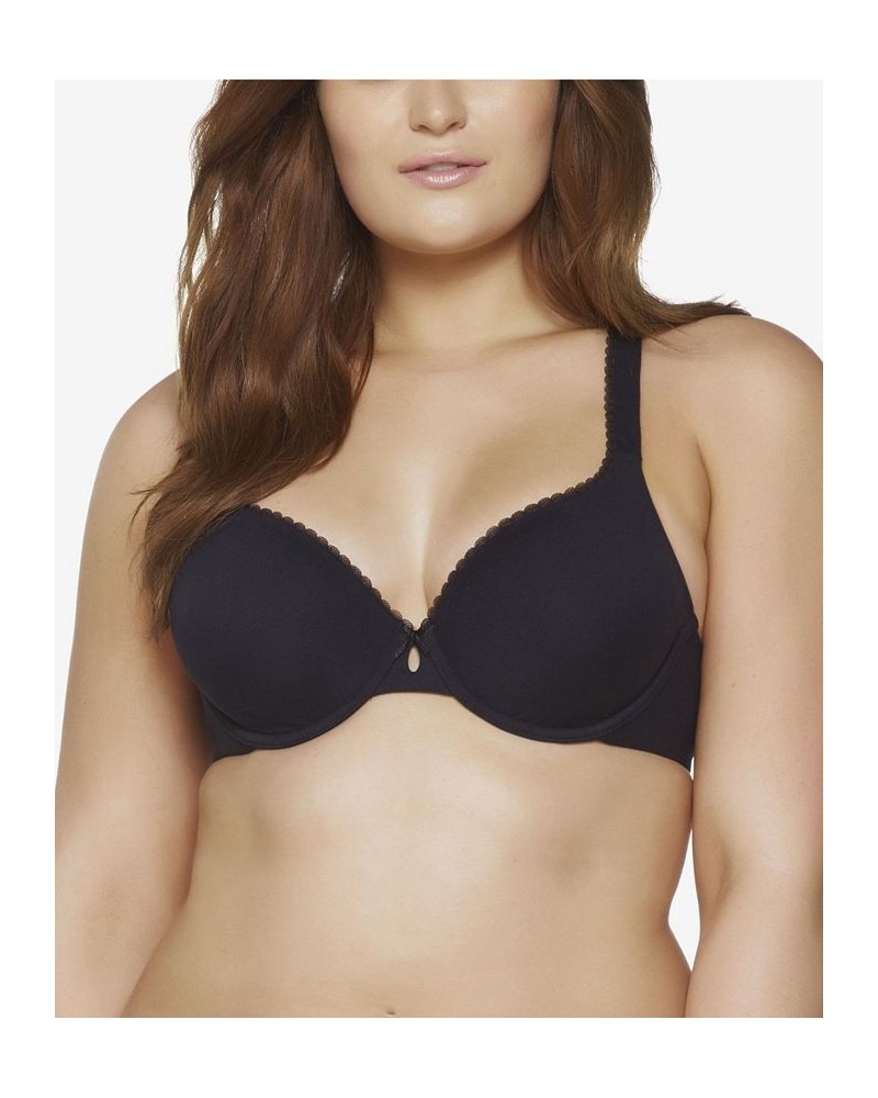 Paramour Women's Sensational Underwire T-shirt Bra Black $16.88 Bras