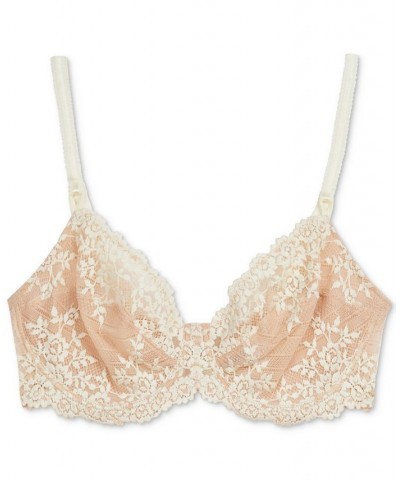 Embrace Lace Underwire Bra 65191 Up To DDD Cup Nude/Ivory- Nude 01 $36.40 Bras