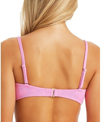 Women's Sweet Daisy Drawstring Bikini Top & Twisted-Tab Bikini Bottoms Lip Gloss $29.92 Swimsuits