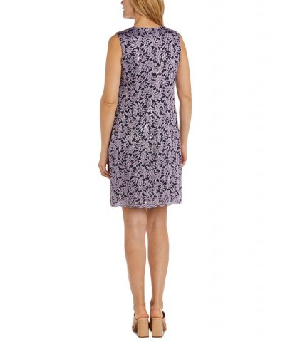 Lace Dress & Jacket Navy/lilac $65.33 Dresses