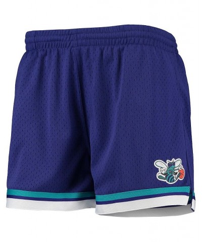 Women's Purple Charlotte Hornets Hardwood Classics Jump Shot Shorts Purple $38.70 Shorts