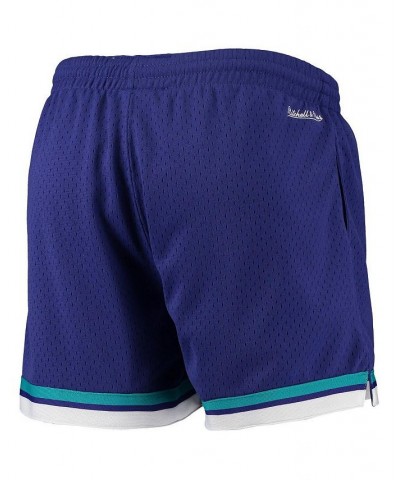 Women's Purple Charlotte Hornets Hardwood Classics Jump Shot Shorts Purple $38.70 Shorts