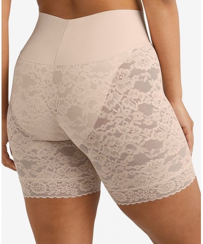 Women's Tame Your Tummy Lace Shorty DMS095 Pink $25.08 Shapewear