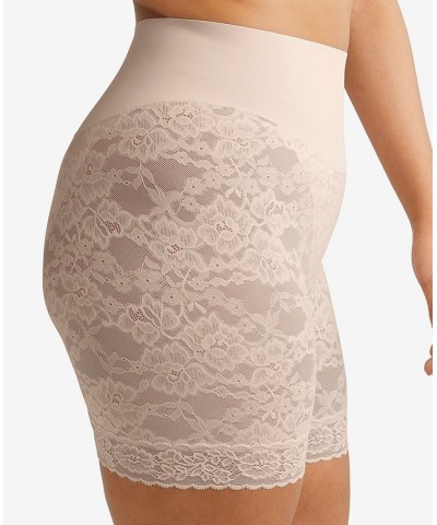 Women's Tame Your Tummy Lace Shorty DMS095 Pink $25.08 Shapewear