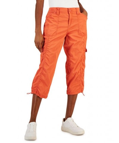 Women's Cargo Capri Pants Calm Coral $13.39 Pants