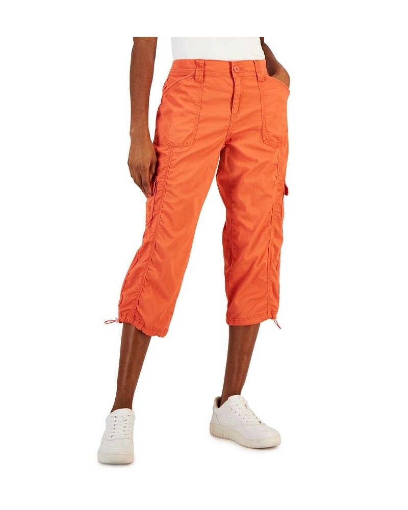 Women's Cargo Capri Pants Calm Coral $13.39 Pants