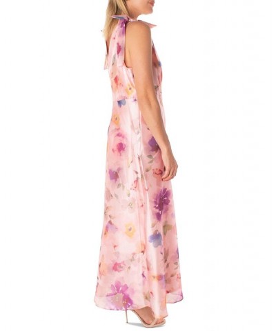 Women's V-Neck Maxi Dress Peony Multi $48.65 Dresses