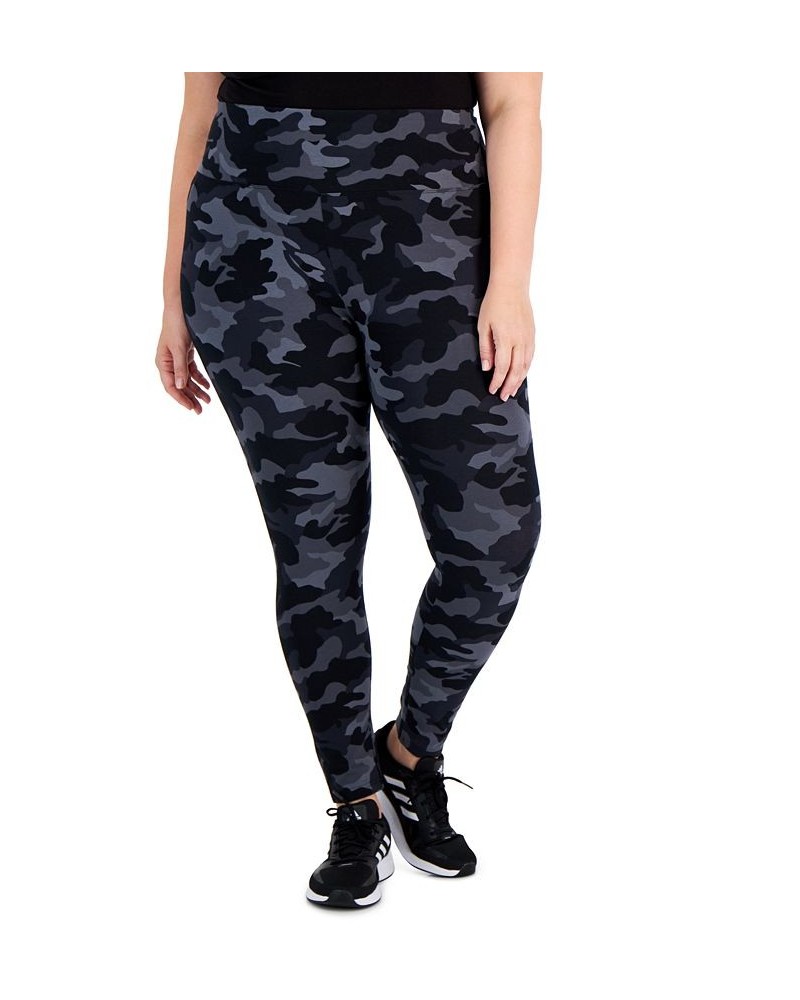 Plus Size High-Rise Full-Length Leggings Deep Black $9.02 Pants