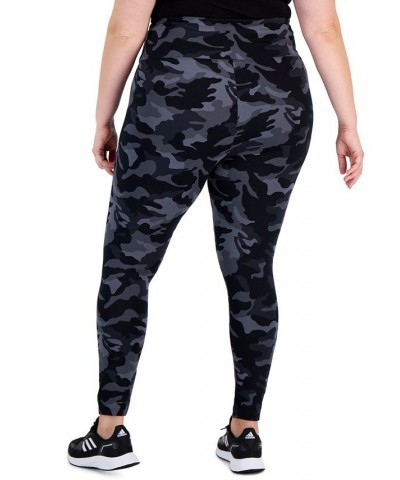 Plus Size High-Rise Full-Length Leggings Deep Black $9.02 Pants