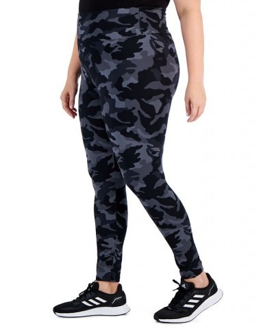 Plus Size High-Rise Full-Length Leggings Deep Black $9.02 Pants